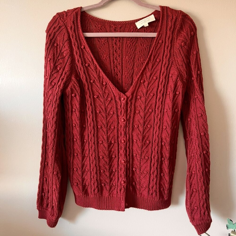 Sezane Beryl Cardigan XS - Rosewood